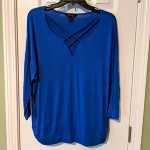 Criss-Cross neck top